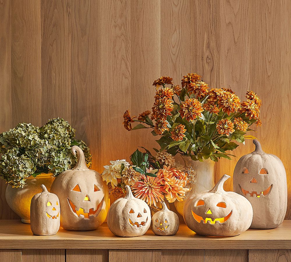 Handmade Terracotta Jack O' Lantern
