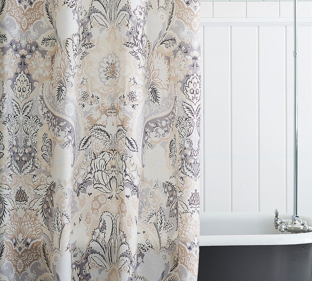 Celeste Cotton Shower Curtain