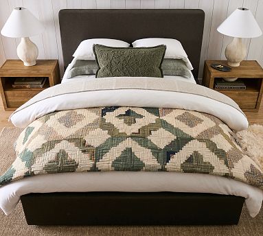 Wesley Reversible Quilt, Loden Multi, King/Cal.King