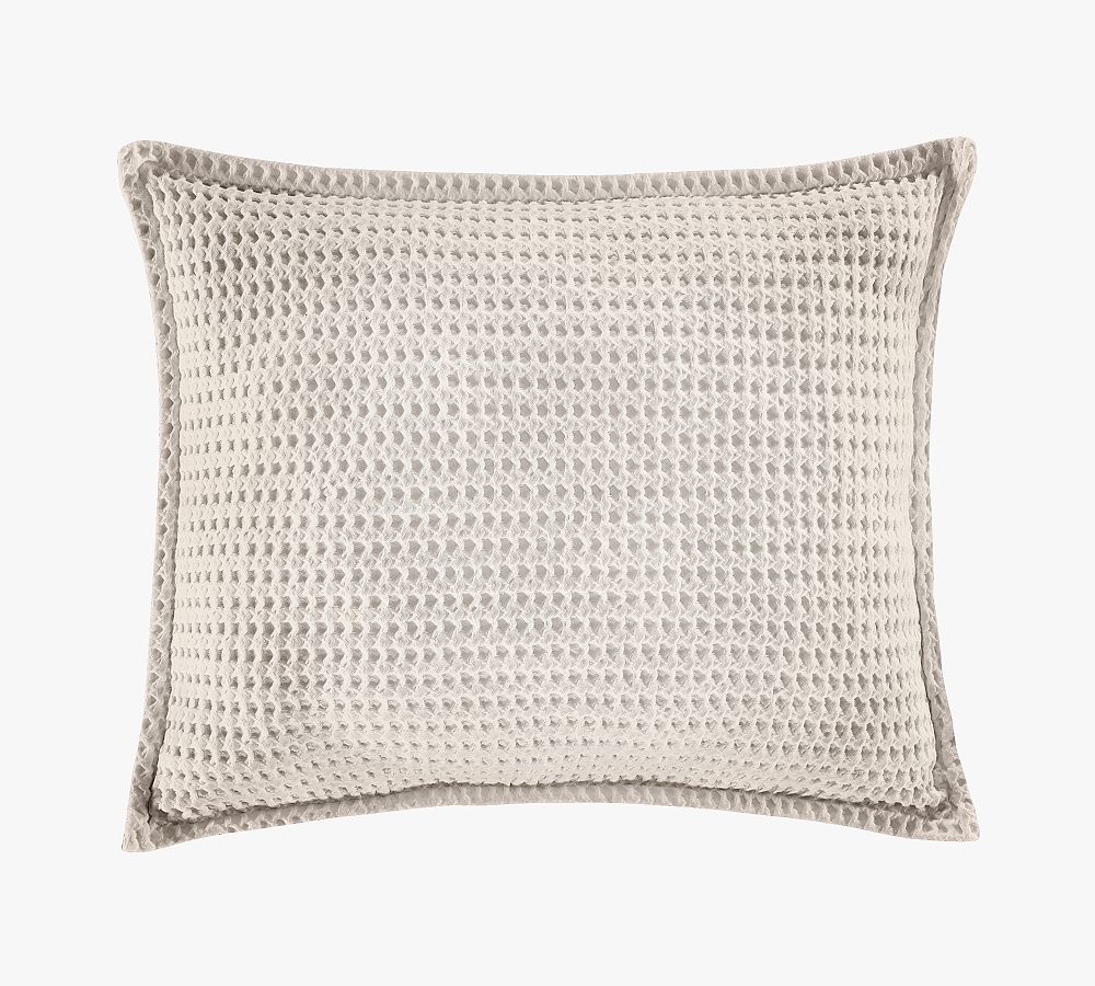 Open Box: Roche Cotton Sham, Standard - Sand