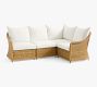 Westport Wicker 4-Piece Outdoor Sectional (93&quot;)