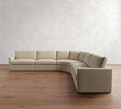 Westwood Slim Arm 5-Piece Curved Wedge Sectional (148&quot;)