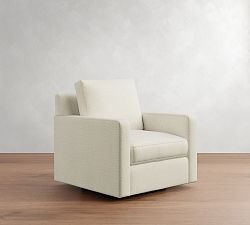 Cameron Modern Square Arm Swivel Chair