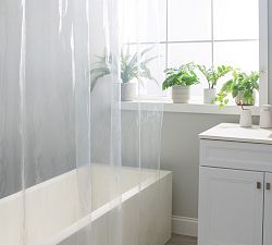 Perl Heavy Shower Curtain Liner