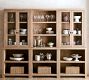 Modern Farmhouse 102&quot; Shelf with Open Cabinets