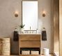 Vintage Rounded Tall Rectangular Mirror