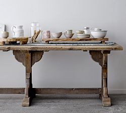 Lyria Reclaimed Pine Wood Dining Table (87&quot;)