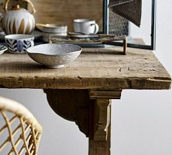 Lyria Reclaimed Pine Wood Dining Table (87&quot;)