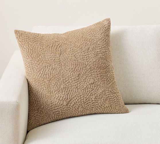 Follette Quilted Velvet Pillow