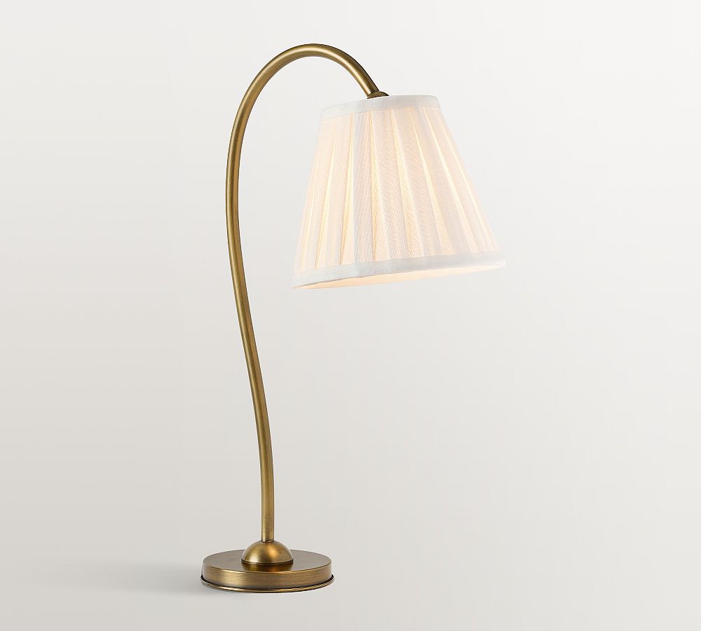Baylor Pleated Shade Task Table Lamp (20&quot;)