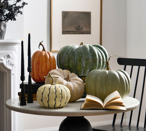 Faux Pumpkins & Gourds