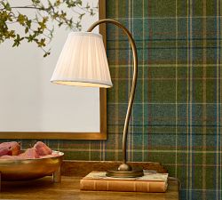 Baylor Pleated Shade Task Table Lamp (20&quot;)