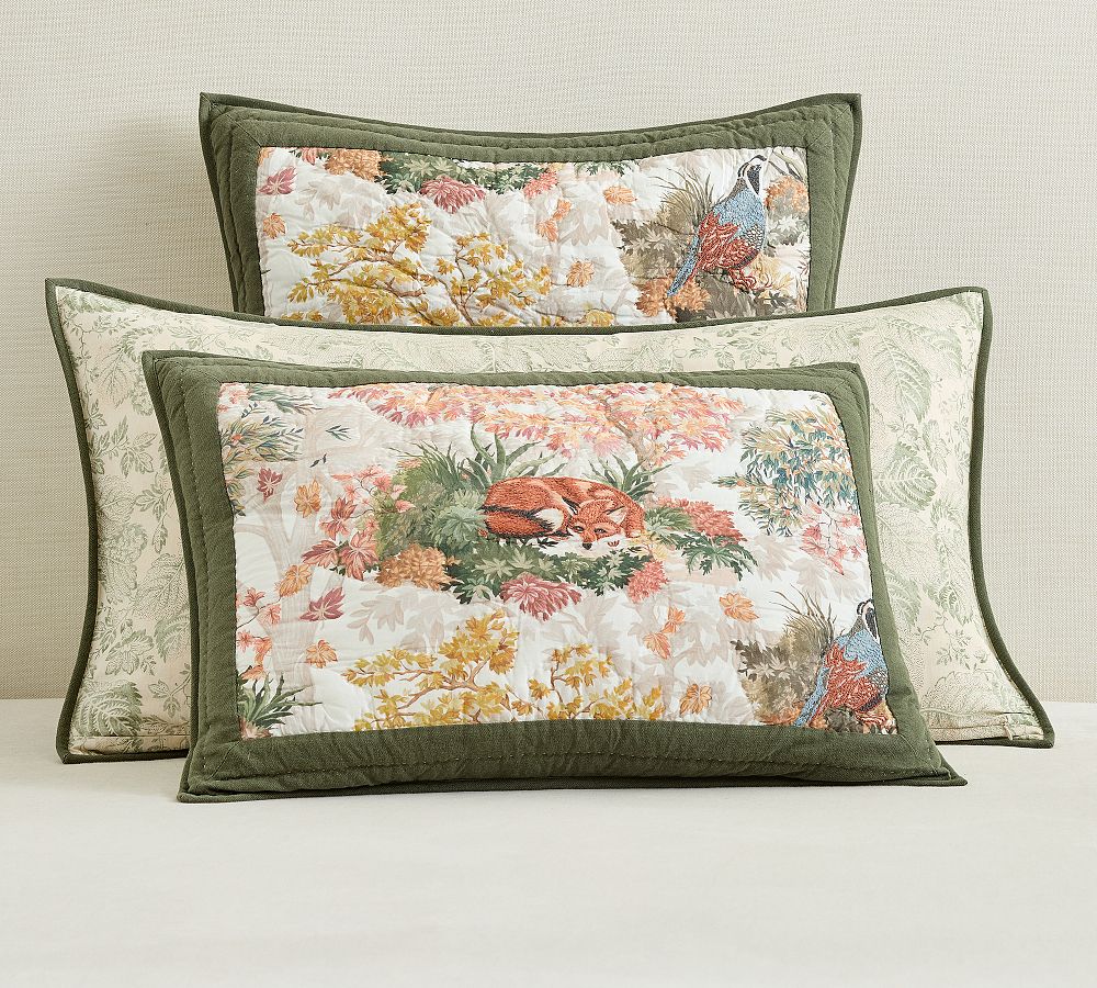 Fantastical Forest Quilted Sham