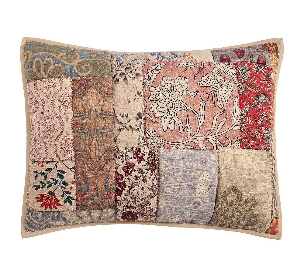 Valentina Rosewood Quilted Sham
