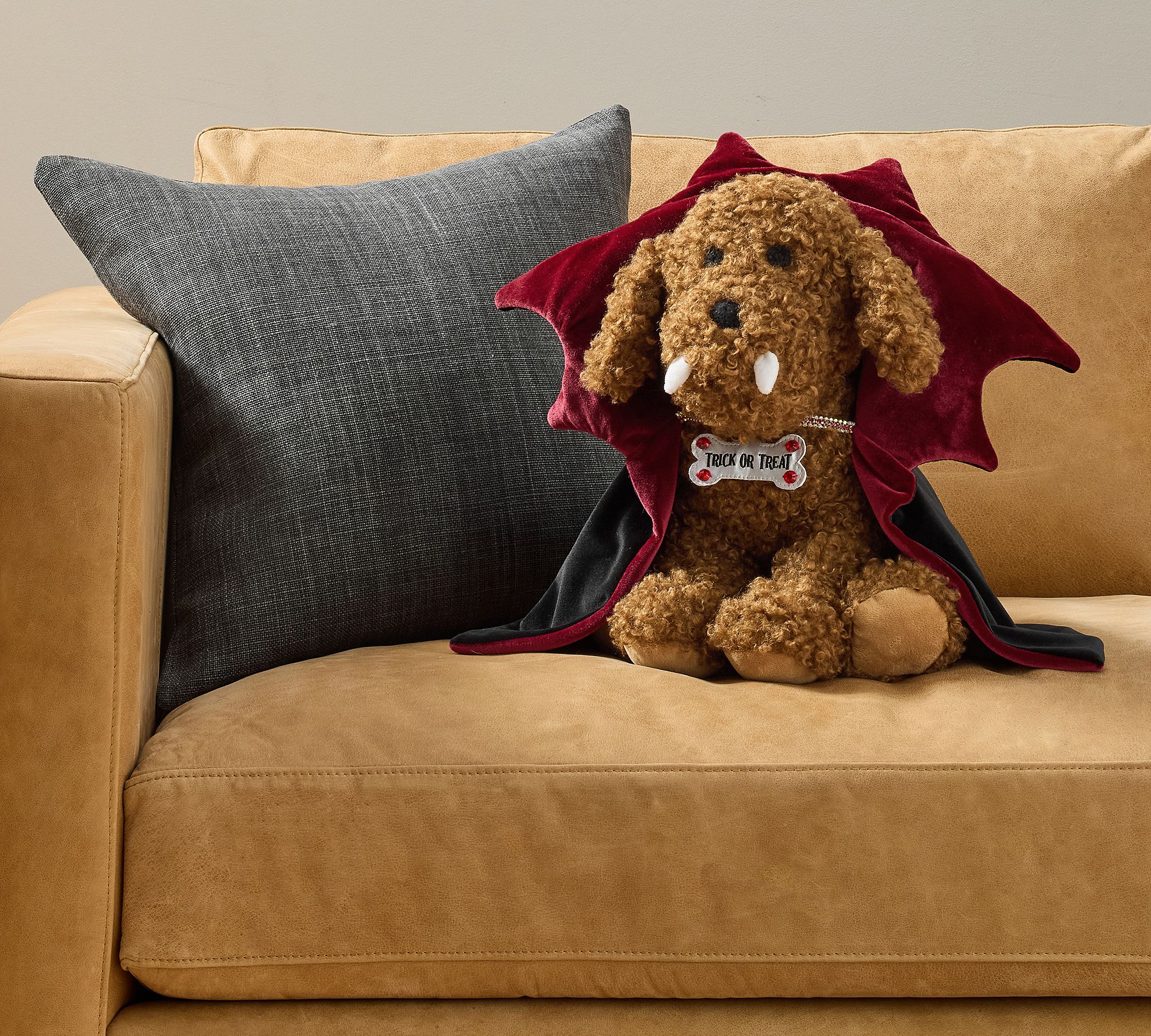 Dante The Dracula Dog Shaped Pillow