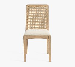 Open Box: Monty Cane Dining Side Chair, Seadrift