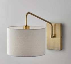 Hillford Drum Shade Sconce (18.5&quot;)