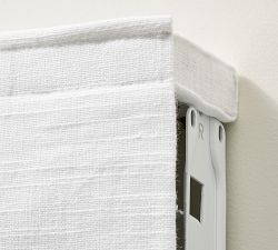 Custom Emery Linen Dual Roman Blackout Shade