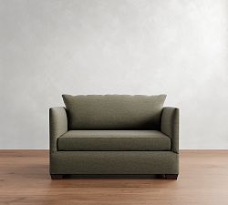 Luna Twin Sleeper Sofa with Memory Foam Mattress (54")