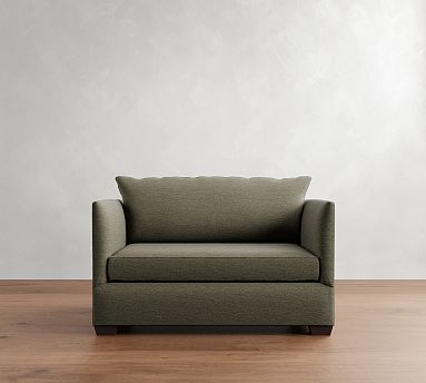 Luna Twin Sleeper Sofa with Memory Foam Mattress (54")