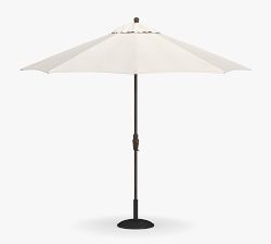 9' Round Outdoor Patio Umbrella &ndash; Rustproof Aluminum Tilt Frame