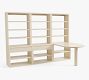 Cayman Peninsula Desk with Bookcase Suite (108&quot; x 66&quot;)