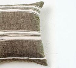 Shyla Cotton Hand-Loomed Striped Pillow Cover