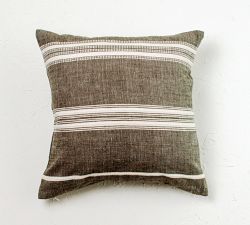 Shyla Cotton Hand-Loomed Striped Pillow Cover