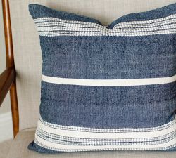 Shyla Cotton Hand-Loomed Striped Pillow Cover