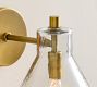 Bridget Petite Recycled Glass Flared Sconce (8&quot;)