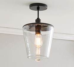 Anya Glass Flush Mount (9&quot;)