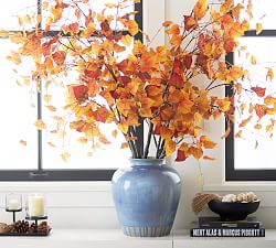 Faux Oversized Autumn Aspen Tree Branch