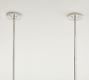 Linen Drum Shade Linear Chandelier (43&quot;)