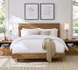 Pick-Stitch Handcrafted Cotton/Linen Quilted Sham