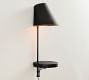 Bauer Metal Shelf USB Plug-In Sconce (24'')