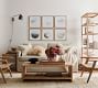 Wood Gallery Frames With Custom Circular Mat
