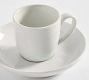 Caterer's Box Porcelain Espresso Cups and Saucers - Set of 6