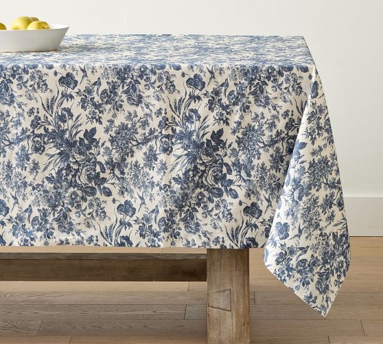 Sorrel Toile Organic Cotton Tablecloth