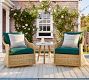Westport Wicker Swivel Outdoor Lounge Chair