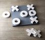 Oversized Faux Stone Tic Tac Toe Game