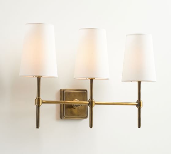 Pearson Triple Shade Sconce (16")