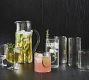 Hammered Caf&#233; Glass Pitcher