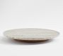 Handcrafted Beige Marble Lazy Susan