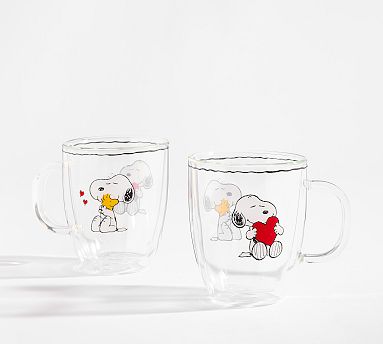 Peanuts Snoopy&#8482; Double Walled Mug - Set of 2