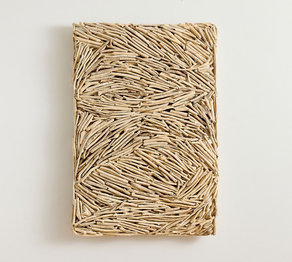 Abstract Rectangle Driftwood Panel
