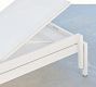 Fiji Metal &amp; Mesh Stackable Outdoor Single Chaise Lounge, Set of 2