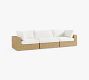 Kostas Wicker 3-Piece Outdoor Sectional (129&quot;)