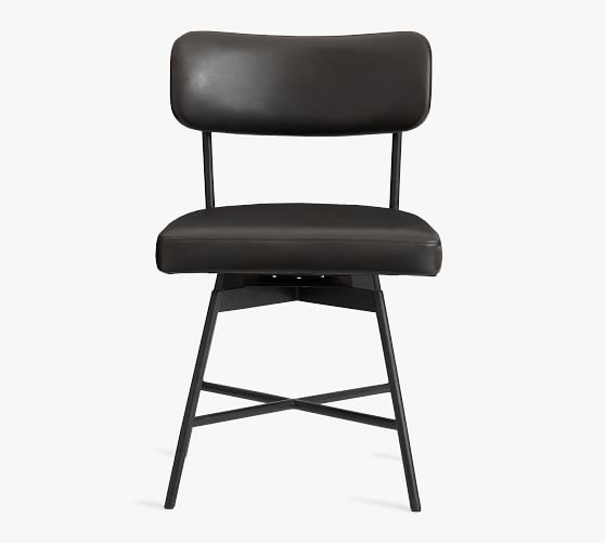 Maison Leather Swivel Desk Chair