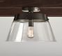 Caldwell Flared Recycled Glass Flush Mount (16&quot;)