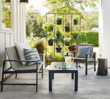 Indio Metal Outdoor Lounge Small Space 